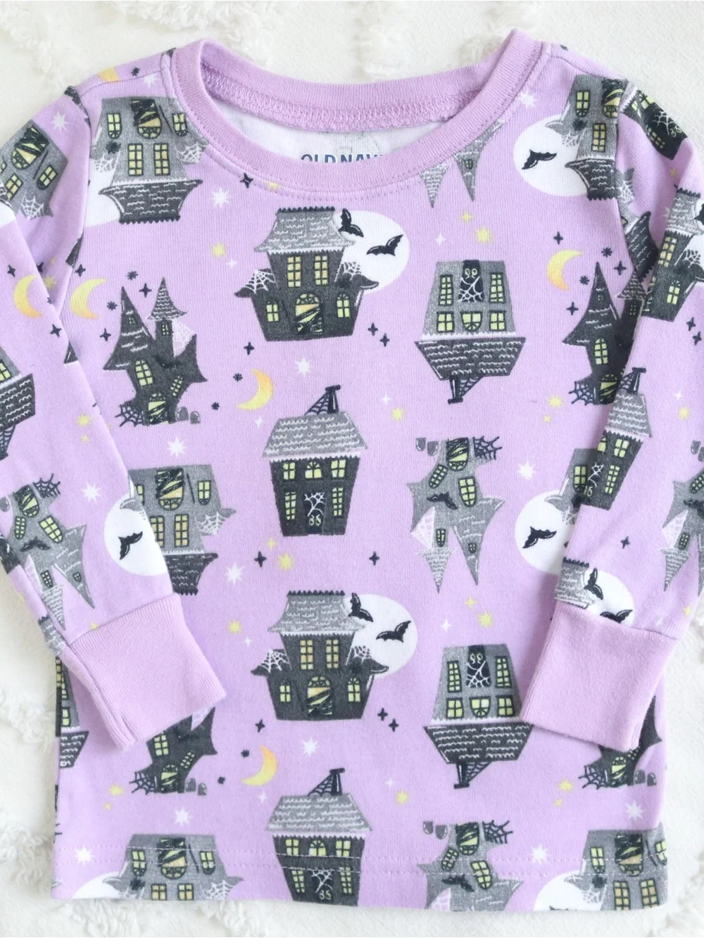 Old Navy | Halloween Wicked Cute Black Cat & Haunted House Pumpkin Ghost PJ Set
